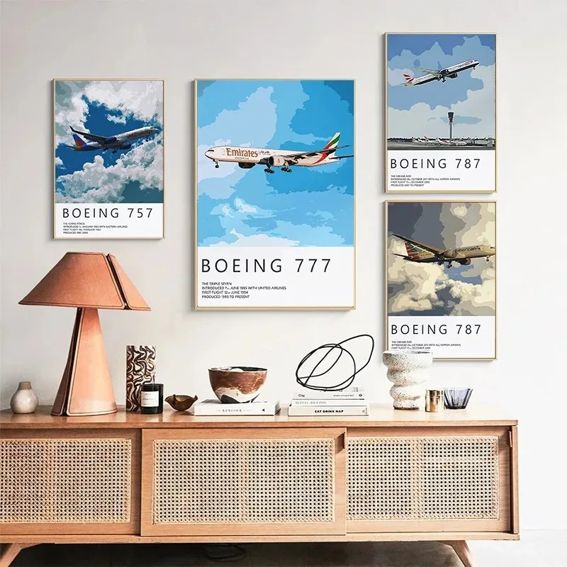 شركات الطيران الشهيرة تستخدم في الدفع ، أو ، أو الملصقات ، والمطبوعات ، والقماش ، والرسم على الجدران ، والطائرة ، وصور الطائرة ، والغرفة ، وديكور المنزل