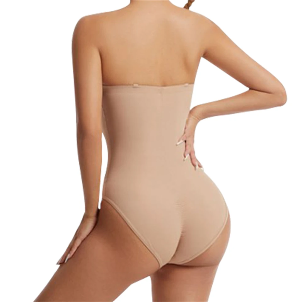 Becirzet Bodysuit Shapewear für Damen, Bauchkontrolle, Schlankheits- und Po-Former, abnehmbarer Schultergurt, Damenunterwäsche – Detail 11