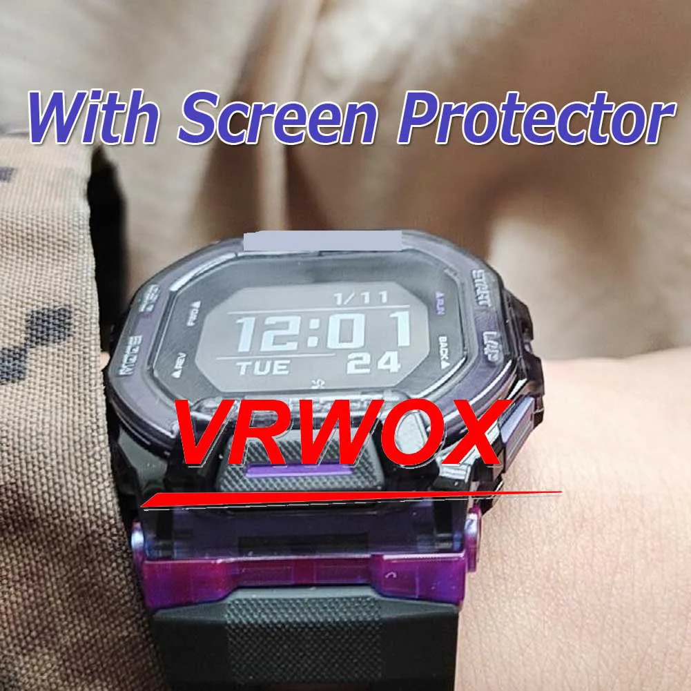 Protector For  GBD-200 GMW-B5000 GBX-100 GX-56 DW-5600 GW-B5600 GW-M5610 TPU HD Clear Anti-Scratch Nano Screen Protector