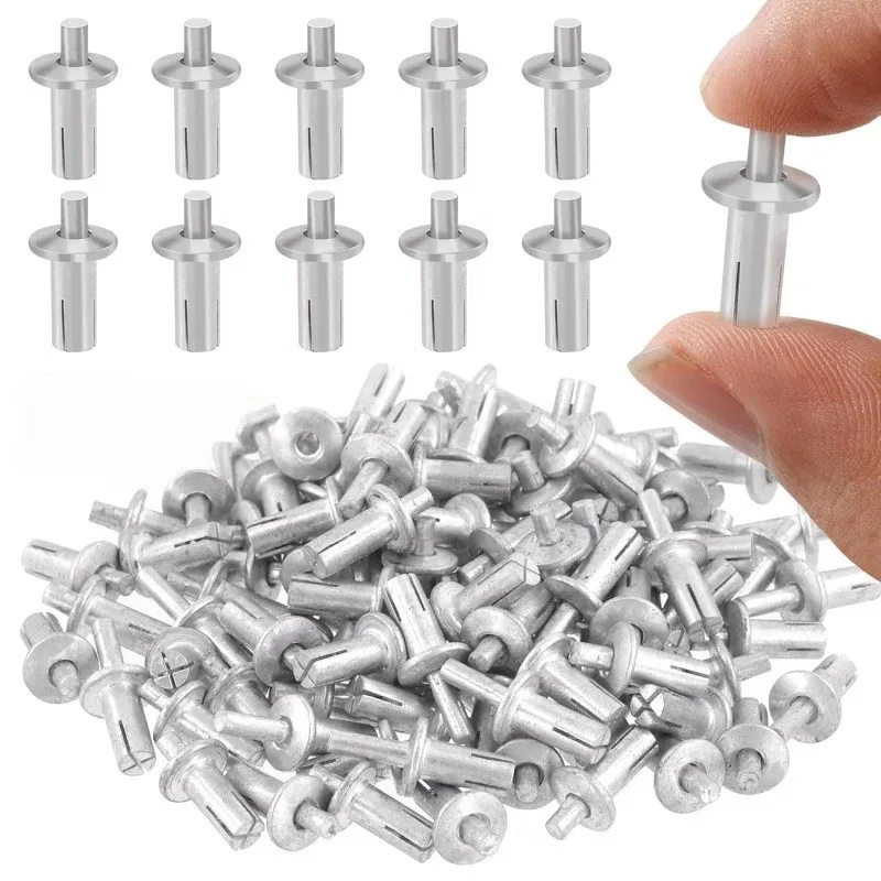 6 pcs 5*7mm Strike Core Expansion Rivets, Furniture Assembly, Expansion Lock Design, Hammer Strike Installation