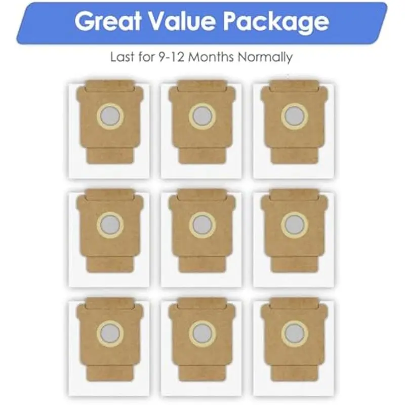 BHTS-For Irobot Roomba Vacuum 2 Essential Disposal Bag Accessories Kit Disposable Auto-Empty Dust Bin Bags