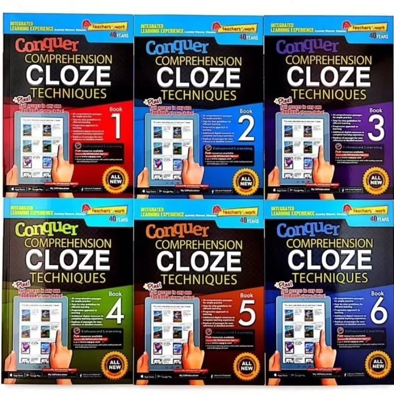 

Singapore English Breakthrough English Cloze Exercise for Primary School 6 Volumes