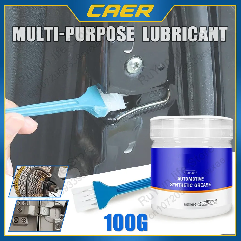 

Automotive White Grease 100ml Multi-Purpose Lubricant Set Car Door Handle Hinge Seat Slide Sunroof Sliding Door Lubrication