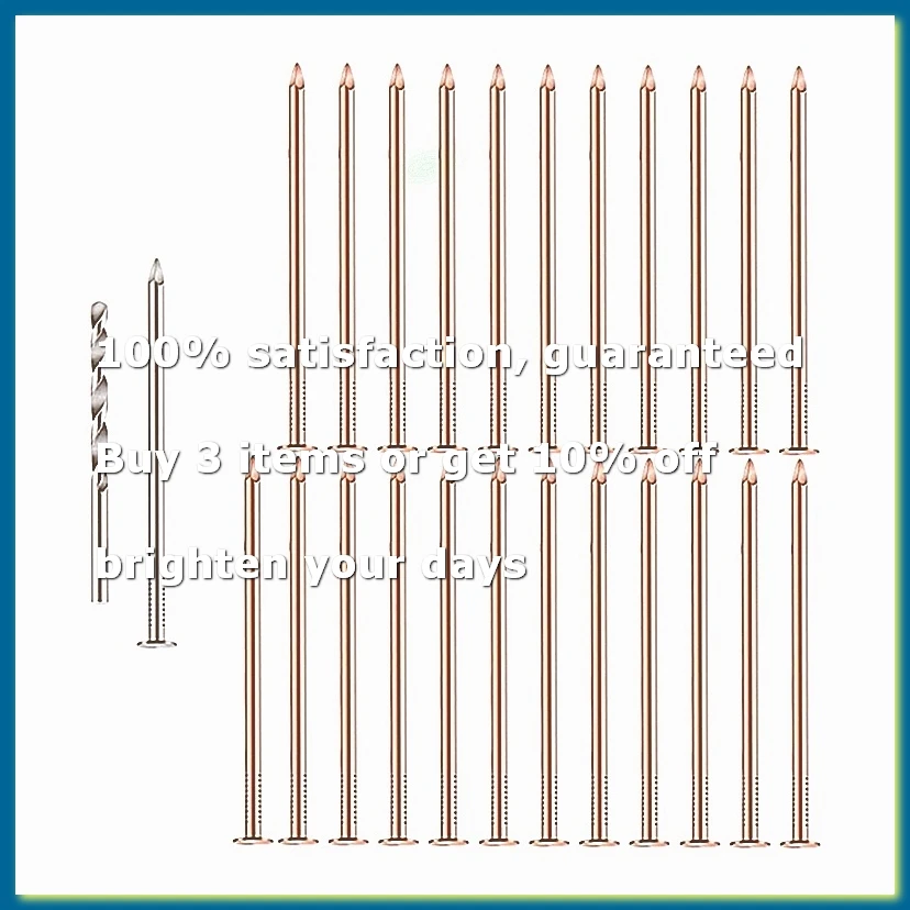 25Pcs Coppers Nails Tree Stump KillersBulk Stump Removal Spikes Hardware Nails for Trees Removing Stumps