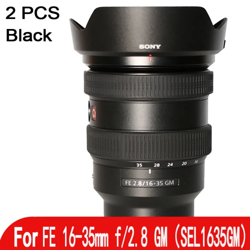 Rubber Silicone Camera Lens Focus Zoom Ring Protector For SONY EF 16-35mm F/2.8 GM(SEL1635GM) DSLR SLR