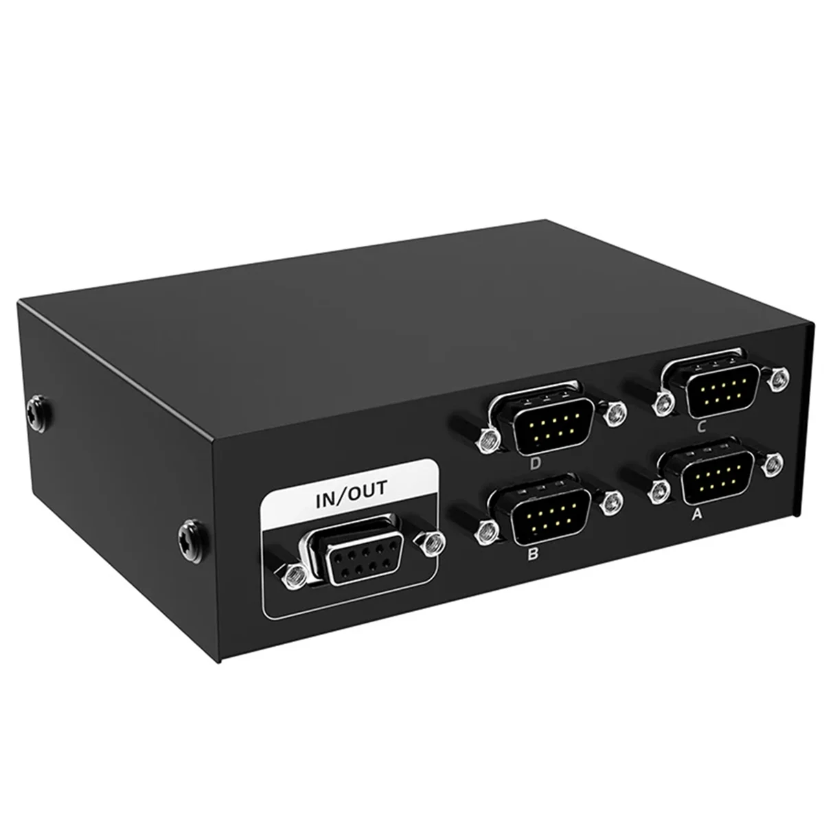 A07I RS232 Switch 4 in 1 Out RS232 Serial DB9 Pin Switcher 4x1 for PC Console Printer Sharing Selector Controller