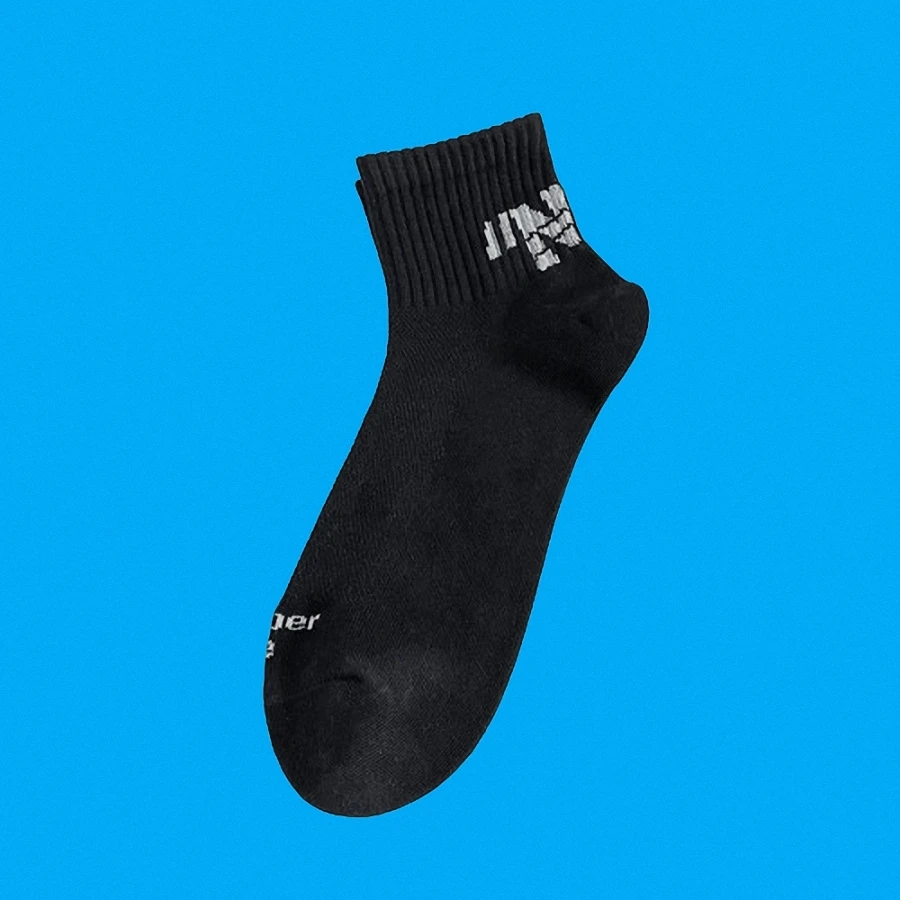 Chaussettes de sport décontractées pour hommes, chaussettes courtes All-Match, haute qualité, bateau, extérieur, tendance, nouveau style, mode, 5/10 paires