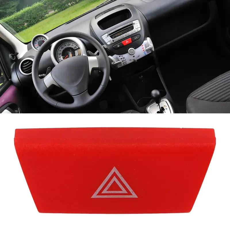Car Hazard Warning Light Switch 6490NG Replacement for Peugeot 107 Citroen C1 Toyota Aygo 2005-2014