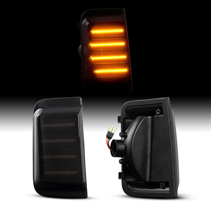 2Pcs Dynamic LED Side Mirror Blinker Light Turn Signal Lamp For Fiat Ducato Peugeot Boxer Citroen Jumper Relay 06-19 Car-Styling