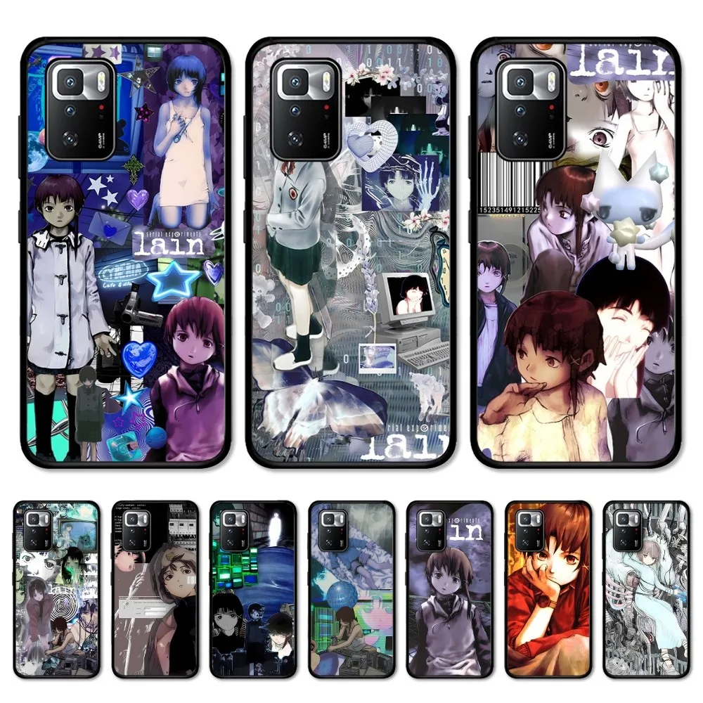 Serial Experiments Lain Phone Case For Redmi Note 4 X 5 A 6 7 8 T 9 9S 10 11 11S 11Epro Poco M3 pro