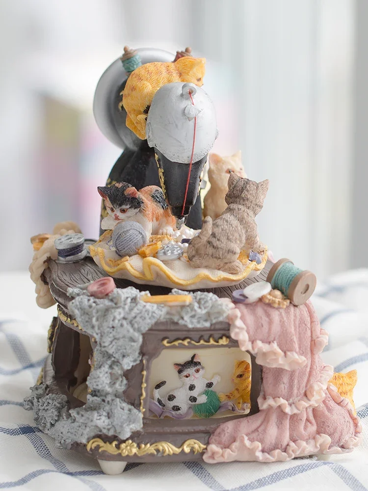 Music Box Dancing Girl Princess Birthday Gift Crystal Ball Carousel Music Box Girl Best Friend Valentine Gift Home Decoration