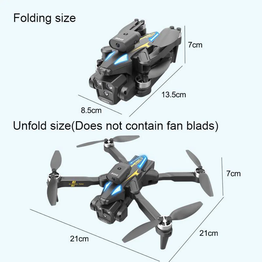 C10S UAV 4K Câmera Profissional, 4K, Evitar Obstáculos, Posicionamento de Fluxo Óptico, Dobrável Quadcopter, Toy Presente