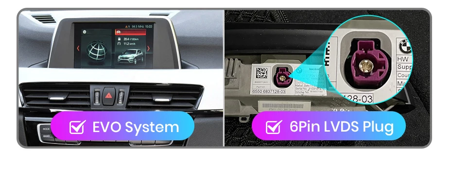 Junsun 10,25 zoll CarPlay Für Apple Auto Radio Multimedia Für BMW X1 F48 X2 F49 2013-2020 Bluetooth drahtlose Android Auto Stereo – Detail 3