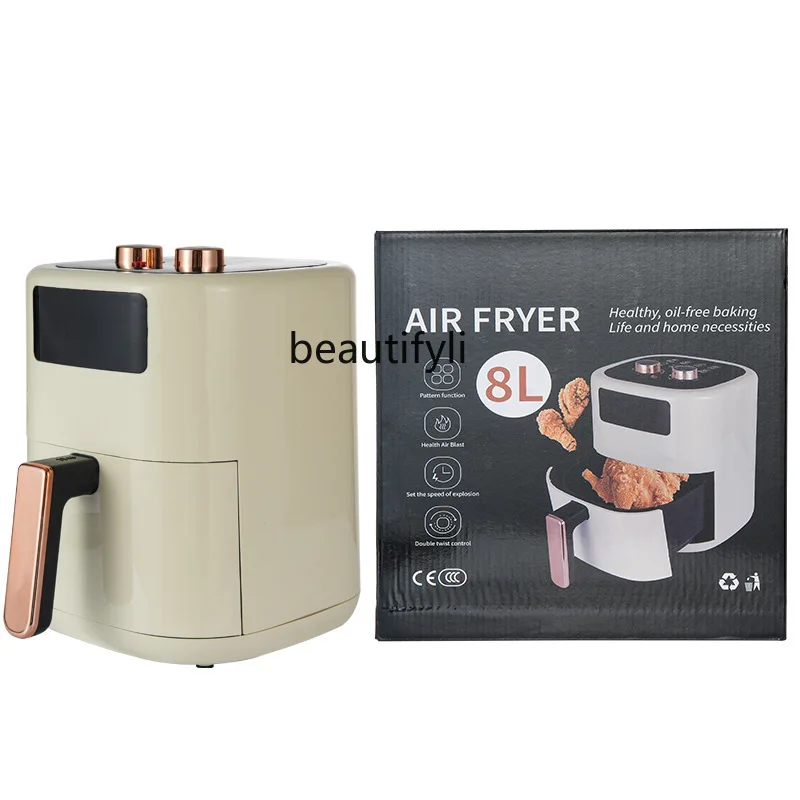 

Cross-border European Air Fryer Household Large Capacity, Multifunctional Oven French Fry Machine Electric Fryer