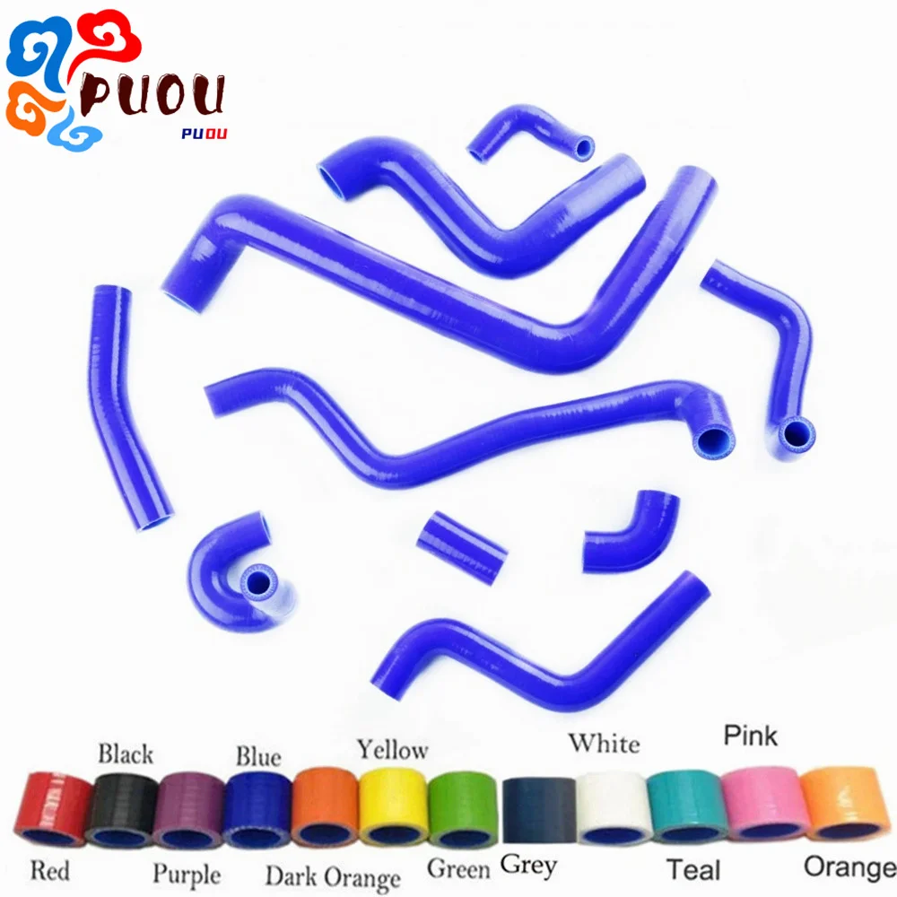 For 1996-1997 VW Golf/Jetta MK3 1.9 TDI AFN 1900CC 110BHP 110PS Silicone Radiator Heater Hoses Kit