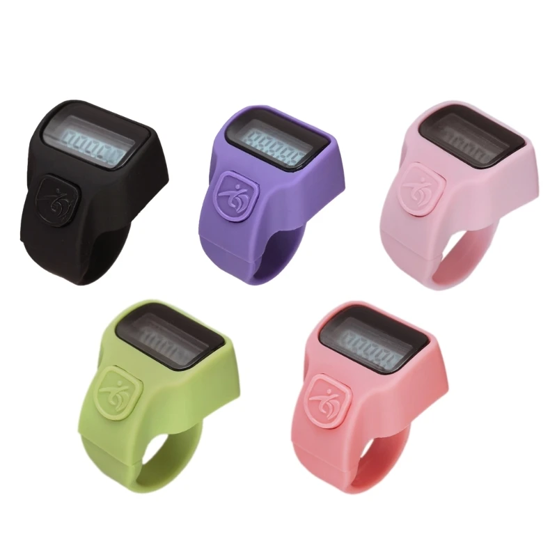 Electronic Finger Tally Counter LCD Digital Display Tally Counter Handheld Counter Clickers Pitches Counter for Drop Shipping