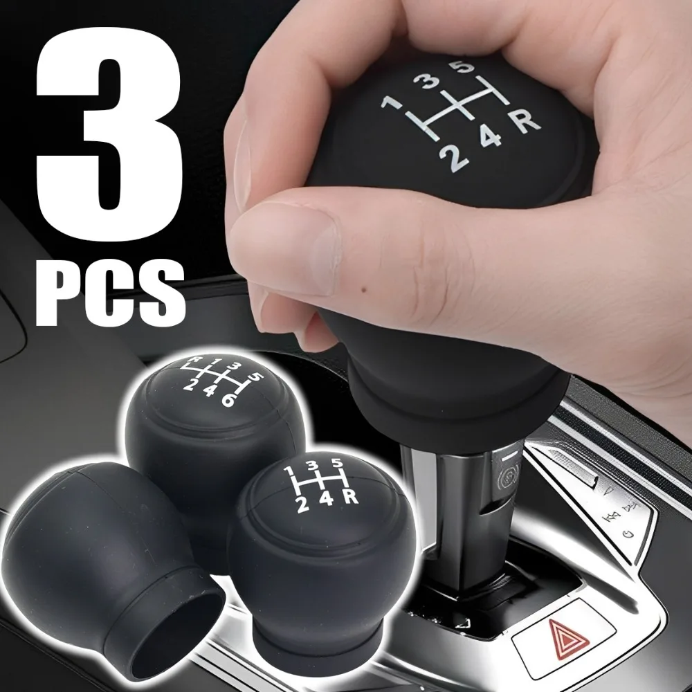 

Car Gear Shift Knob Cover Protector Universal Silicone Anti-Slip Automatic Manual Shifter Lever Case Styling Auto Accessories