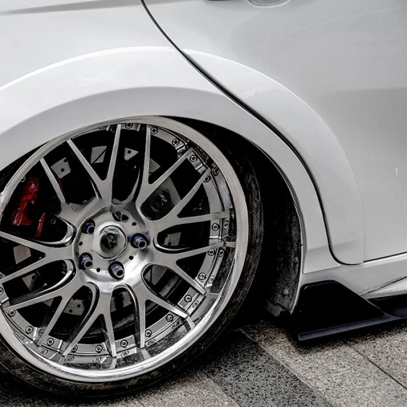 White Black Wheel Eyebrow Flares Fit Camry SE XSE LE XLE Hybrid