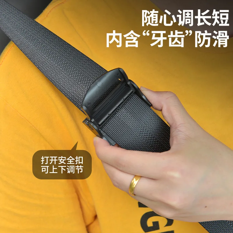 

2pcs Universal Car Seat Belts Clips Safety Adjustable Auto Stopper Buckle Automotive Black Anti Slip-Clip Universal Easy Install