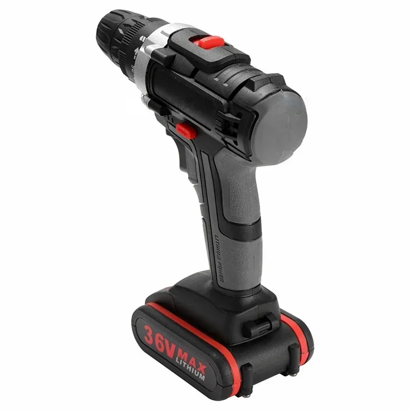 

%A 36V 1000W Electric Impact Drill 2 In 1 Electric Cordless Lithium-Ion Battery Mini Electric Power Screwdriver 2 Speed Power T