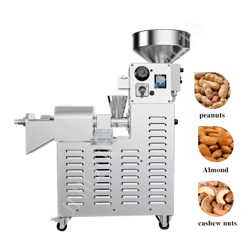 

Automatic Oil Press Machine Peanut Soybean Camellia Walnut Flaxseed Squeezer Business Sesame Sunflower Seeds Pepper Extraction