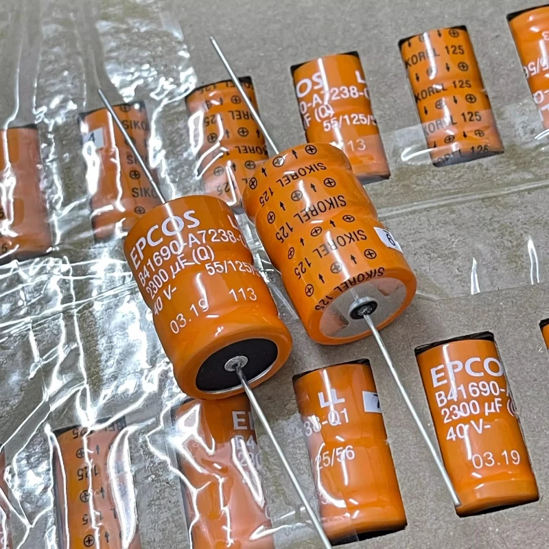 1PCS  2200UF 40V B41690A7238Q1  Car Mounted Copper Foot High-temperature Filtering Electrolytic Capacitor