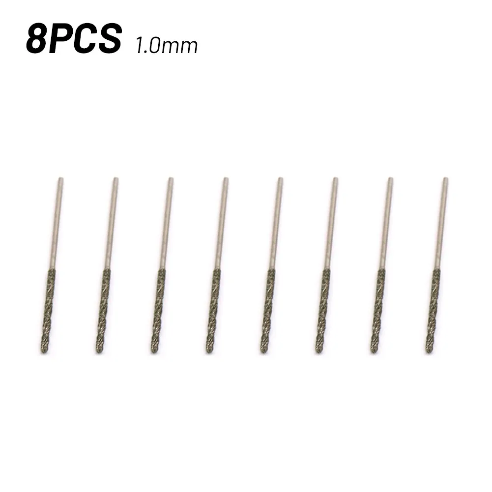 /0.8mm-2.5mm /Diamond /Coated Drill Bits Set For Glass Jewelry Stone For Tile Ceramic Marble Hole Cutting Reaming Tools