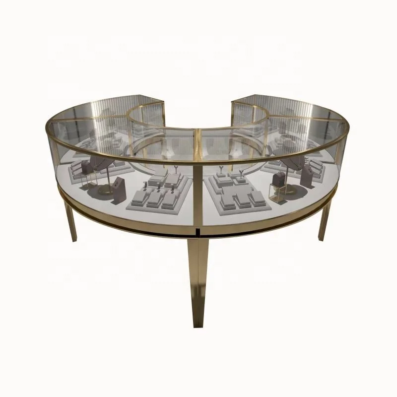 

custom.Jewellery Retail Store Display Unit Showroom RingsEarrings Counter Display Cabinet