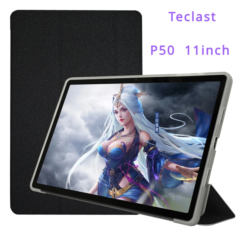 Tri-Folding Stand Funda For Teclast P50 2024 Case Smart Auto Sleep/Wake-up 11