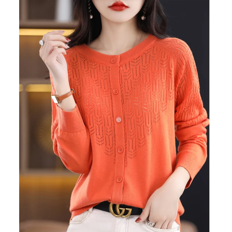 

2023 New Cashmere Cardigan Women's Knitted Cardigan Women's Cashmere Cardigan Women's Sweater Cardigan Women's Jacket Top