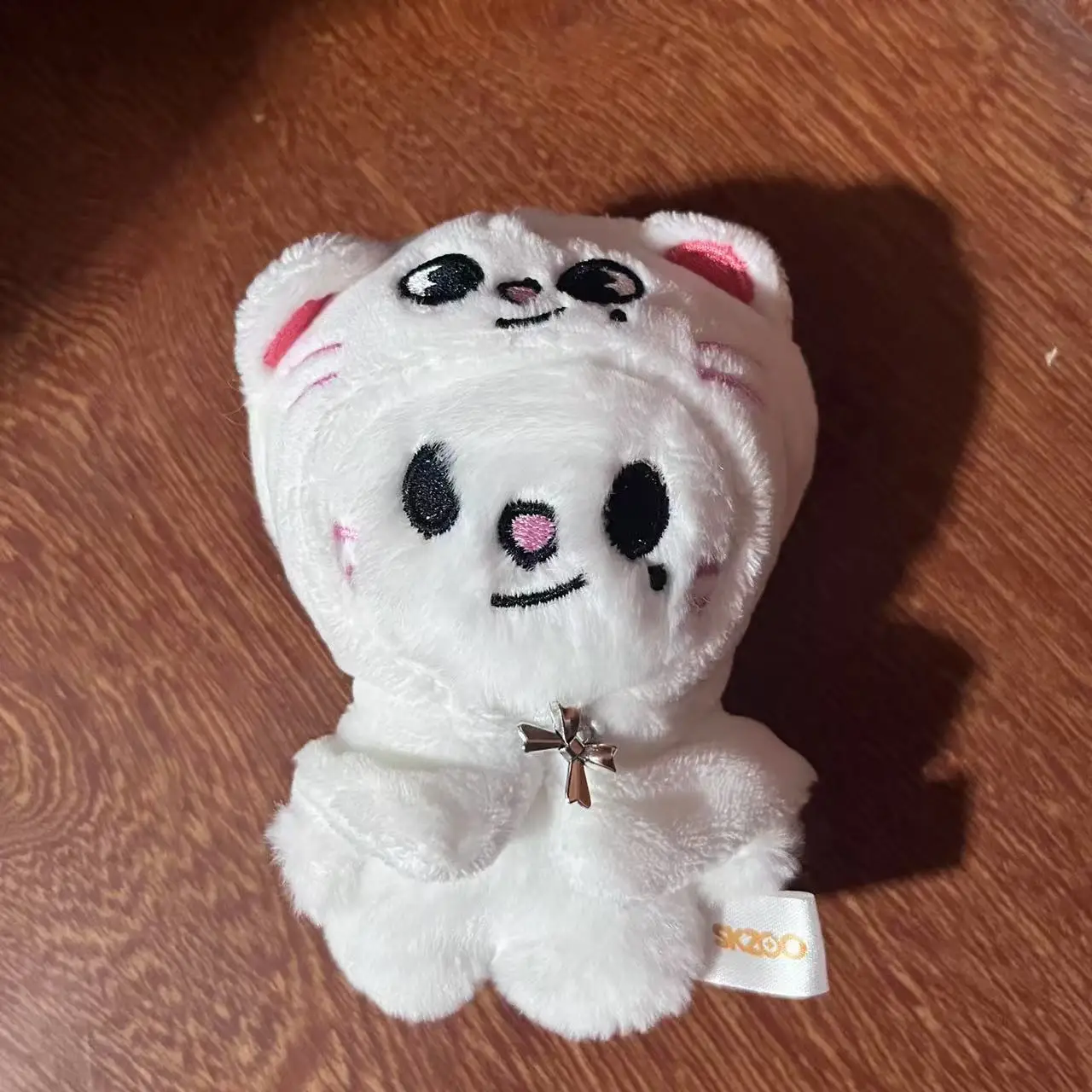 FM Weekly Same Style SKZOO Christmas 10cm Baby Cloak Dress Keychain Stray Kids Doll Doll Doll