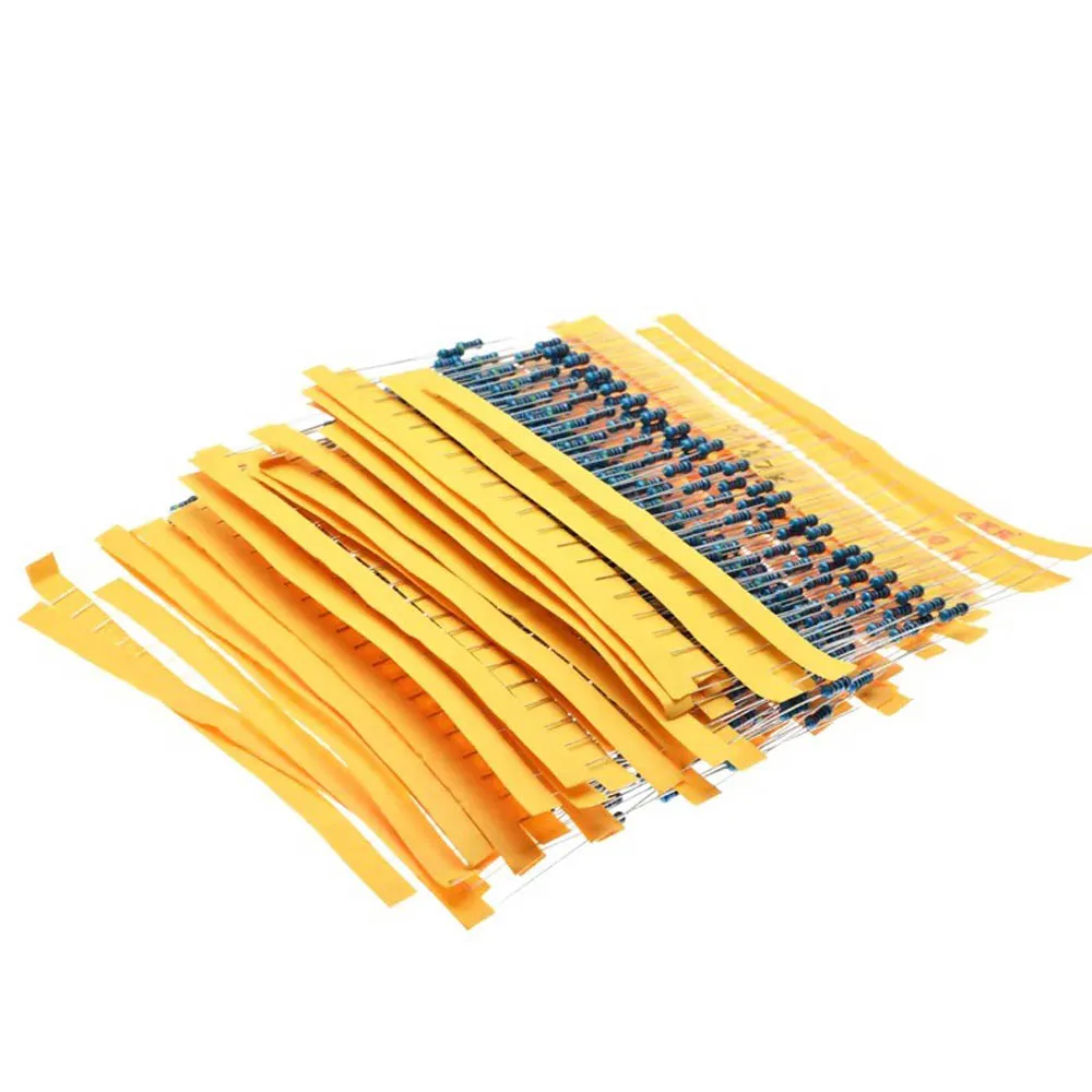 3120 sztuk 156Values jednostka elektryczna 1/4W Power metalu rezystor z folii zestaw 1R-10M 1% tolerancji zestaw 1ohm-10Mohm próbki pakiet — zdjęcie 3
