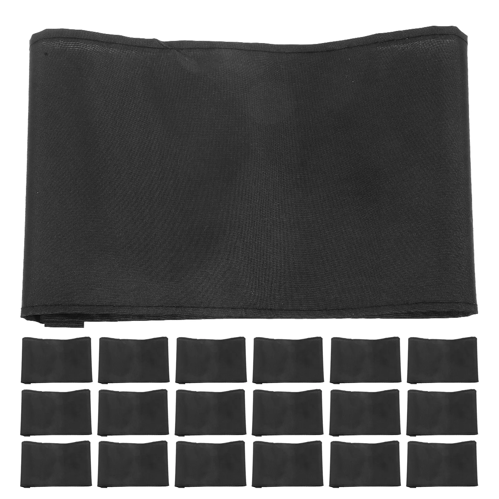 30Pcs Black Mourning Armbands Funeral Supplies Formal Memorial Armband Death Ceremony Commemorative Funeral Prayer Band