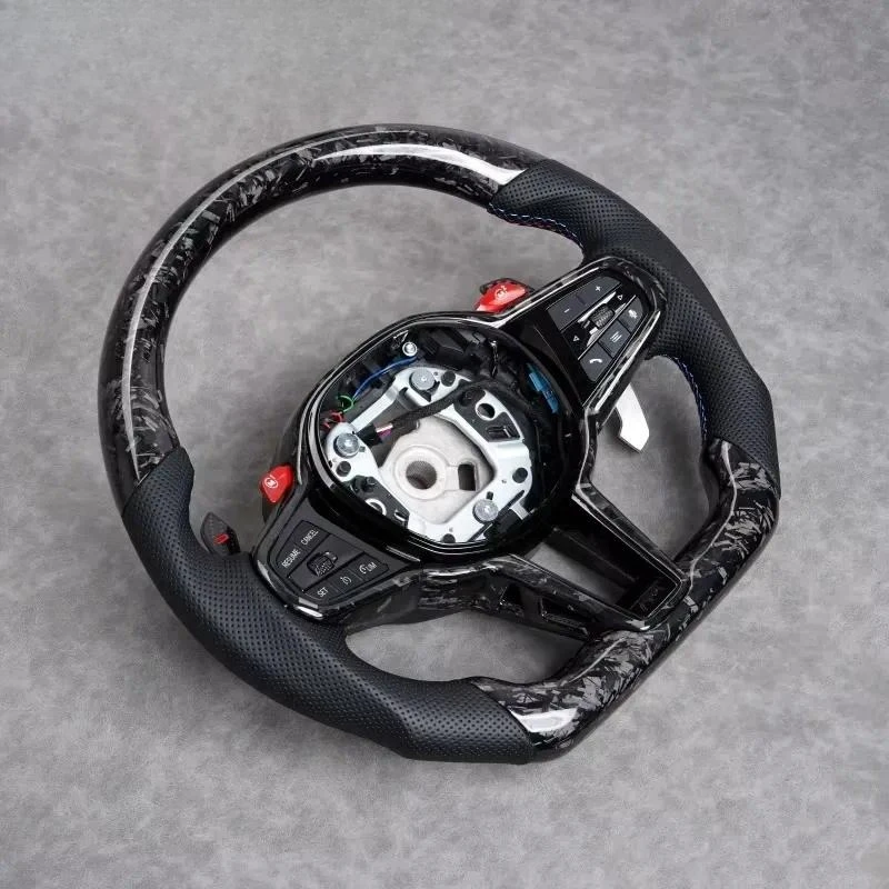 M Performance Full Carbon Fiber with Heated Vibration Steering Wheel for G38 G80 G82 G20 G22 G42 G30 G80 G82 G10 G26 G40