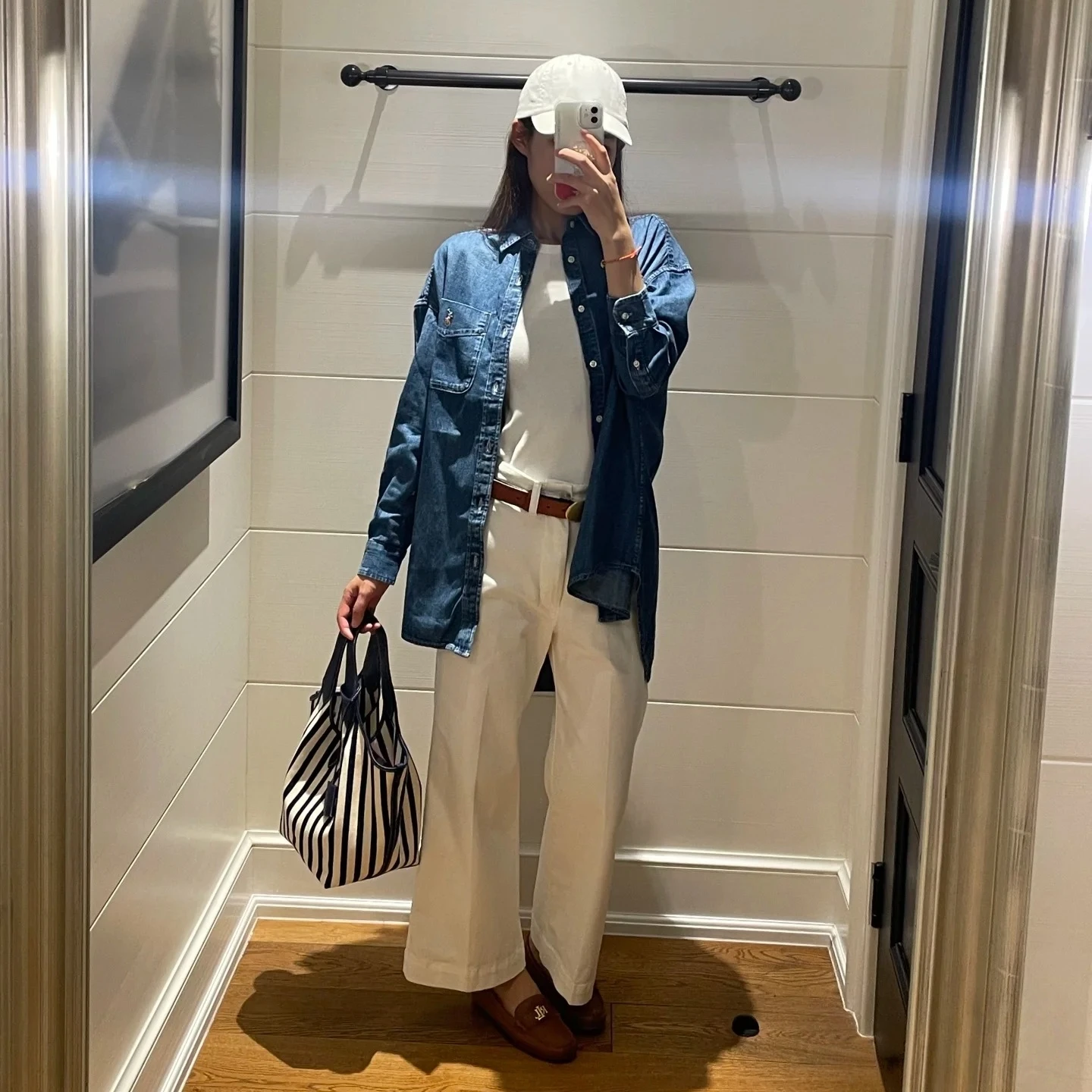 Borsa di lusso Borsa a tracolla classica Borsa tote a righe Borsa per mummia in tela Borsa per tata di grande capacità Borsa da esterno casual Regalo per le vacanze