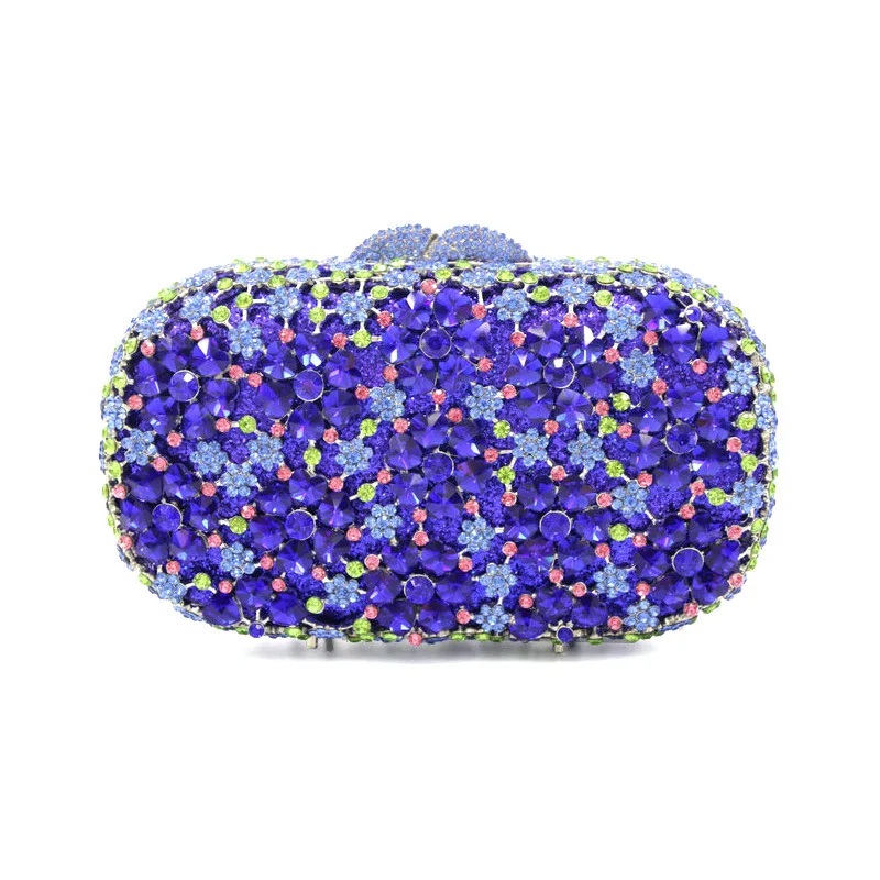 Neues Design Grüne Diamant-Clutch Abendtasche Markendesign Damenhandtasche Soiree Pochette Strass Kristall Party Clutch Taschen – Detail 3