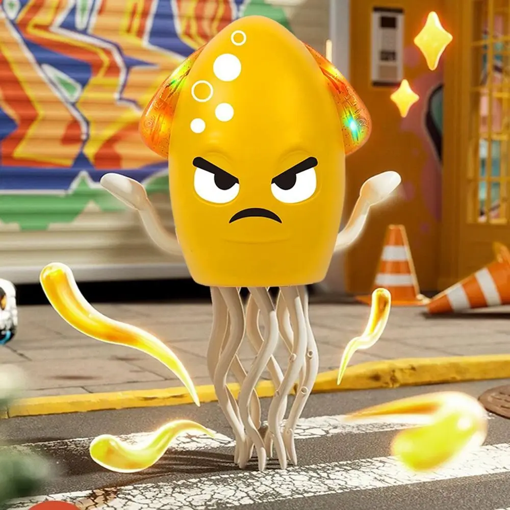 魔法の踊るタコ 自動障害物回避 ダイナミックな音と光 パズル 電動 USB充電 八爪ツイスト