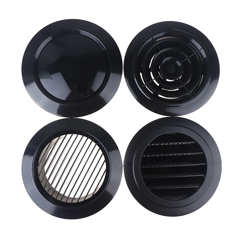 

4Shapes Availables 75/100/125mm Round Ducting Ventilation Cover Air Vent Extract Valve Grille Air Circulation Vents Cover