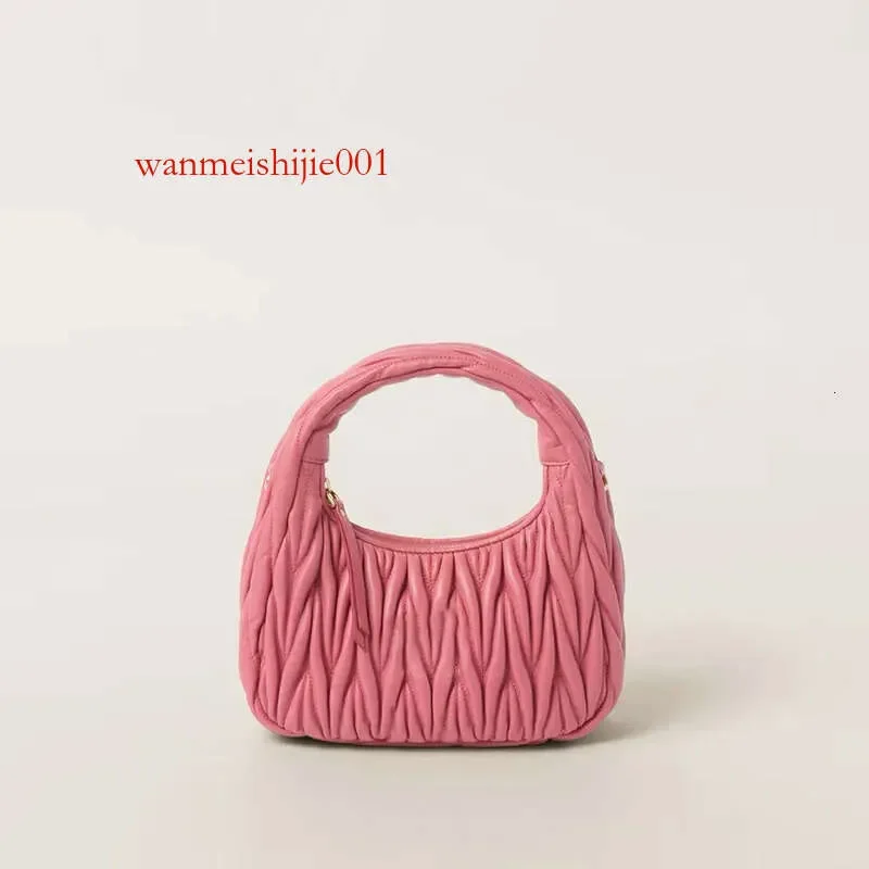 

Дизайнерская женская сумка-хобо 10A, маленькая, через плечо, на одно плечо, подмышечная, модная, повседневная, из овчины, в стиле «облако», кошелек-сумочка