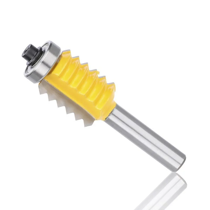 XCAN Router Bit Finger Joint กาวเครื่องตัด8Mm Shank 8X55Mm ยกแผง V Joint สำหรับไม้ Tenon งานไม้กรวย Tenoning บิต