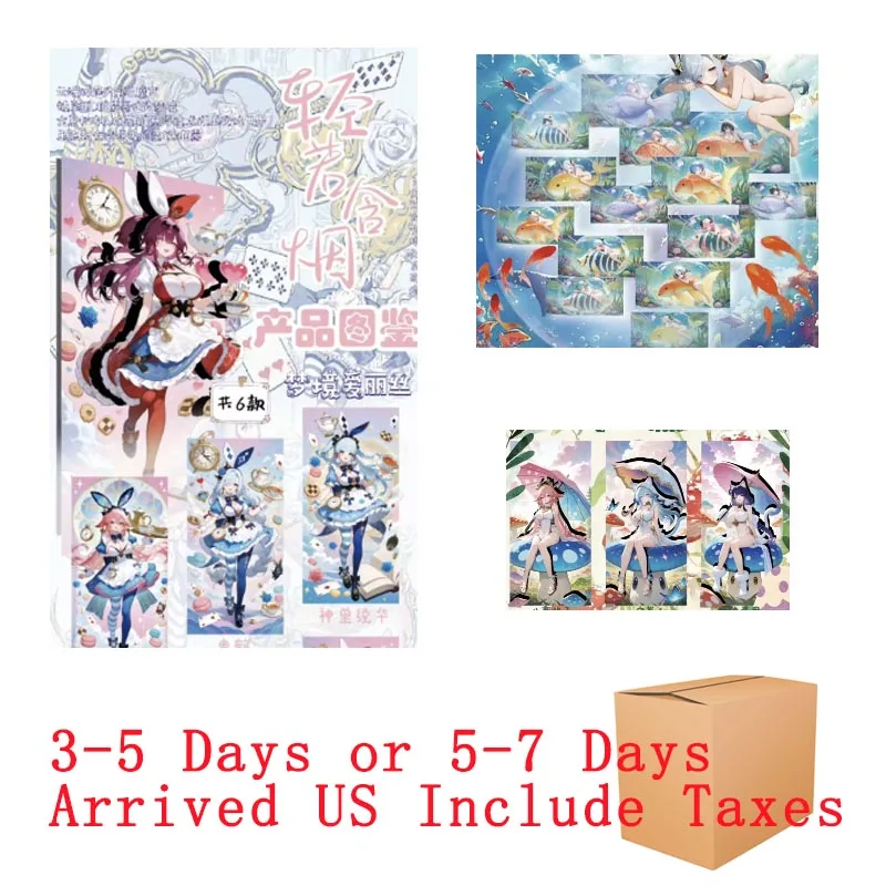 

Wholesales Goddess Story Cards Booster Box Acrylic Sexy Style Waifu Anime Breast Maid Girl Doujin Toys Bikini Swimsuit Feast