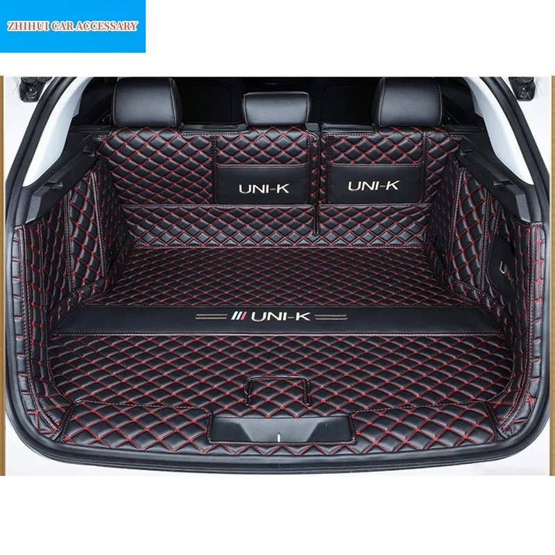 For Changan UNI-K UNIK 2024 2021-2023 Car Trunk Protection PU Leather Mat Catpet Interior Modification Cover Part Accessories