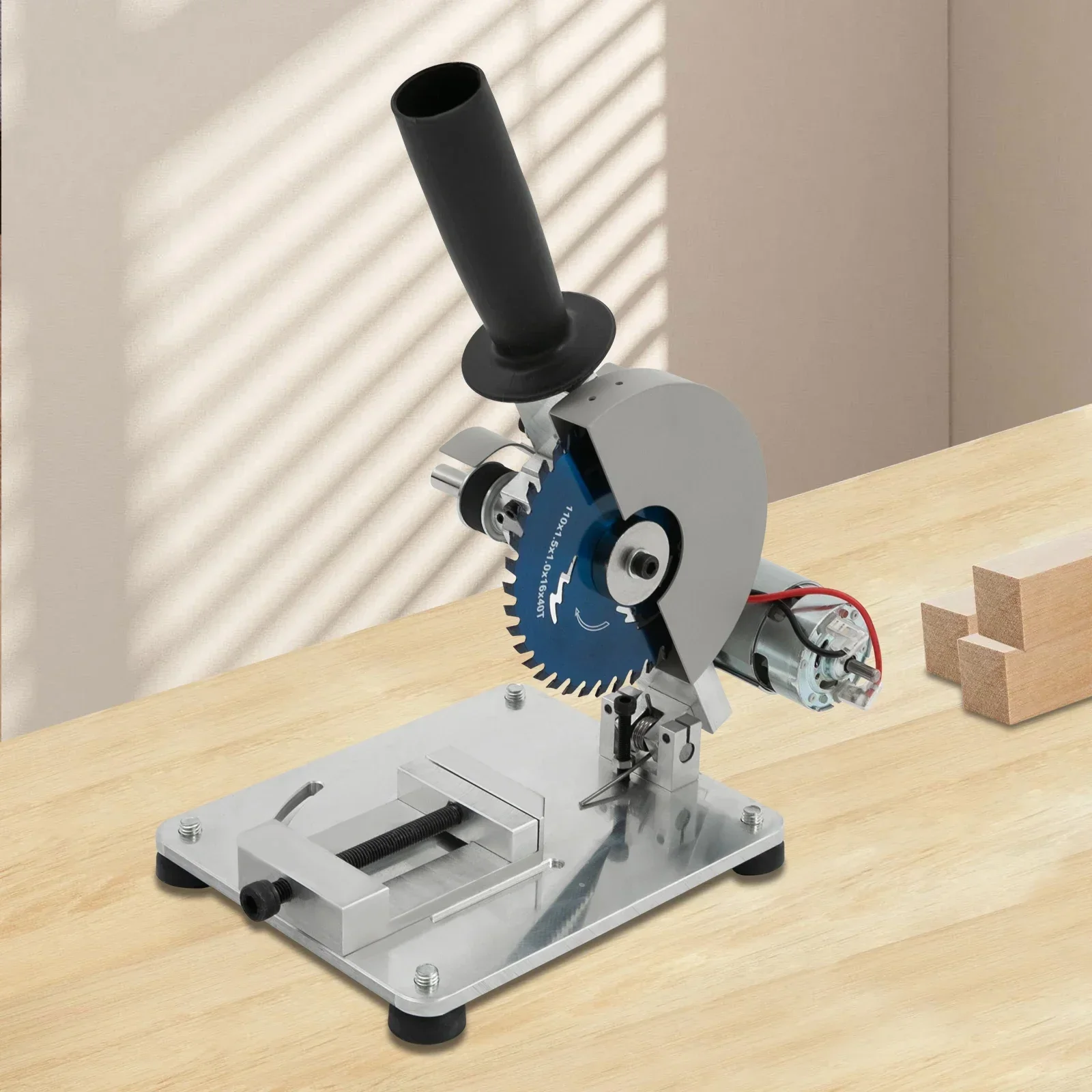 96 واط منشار الطاولة شفرة المنشار متعددة الوظائف للخشب الصلب الألومنيوم قطع توفير الوقت منشار الطاولة المحمولة لقطع المواد