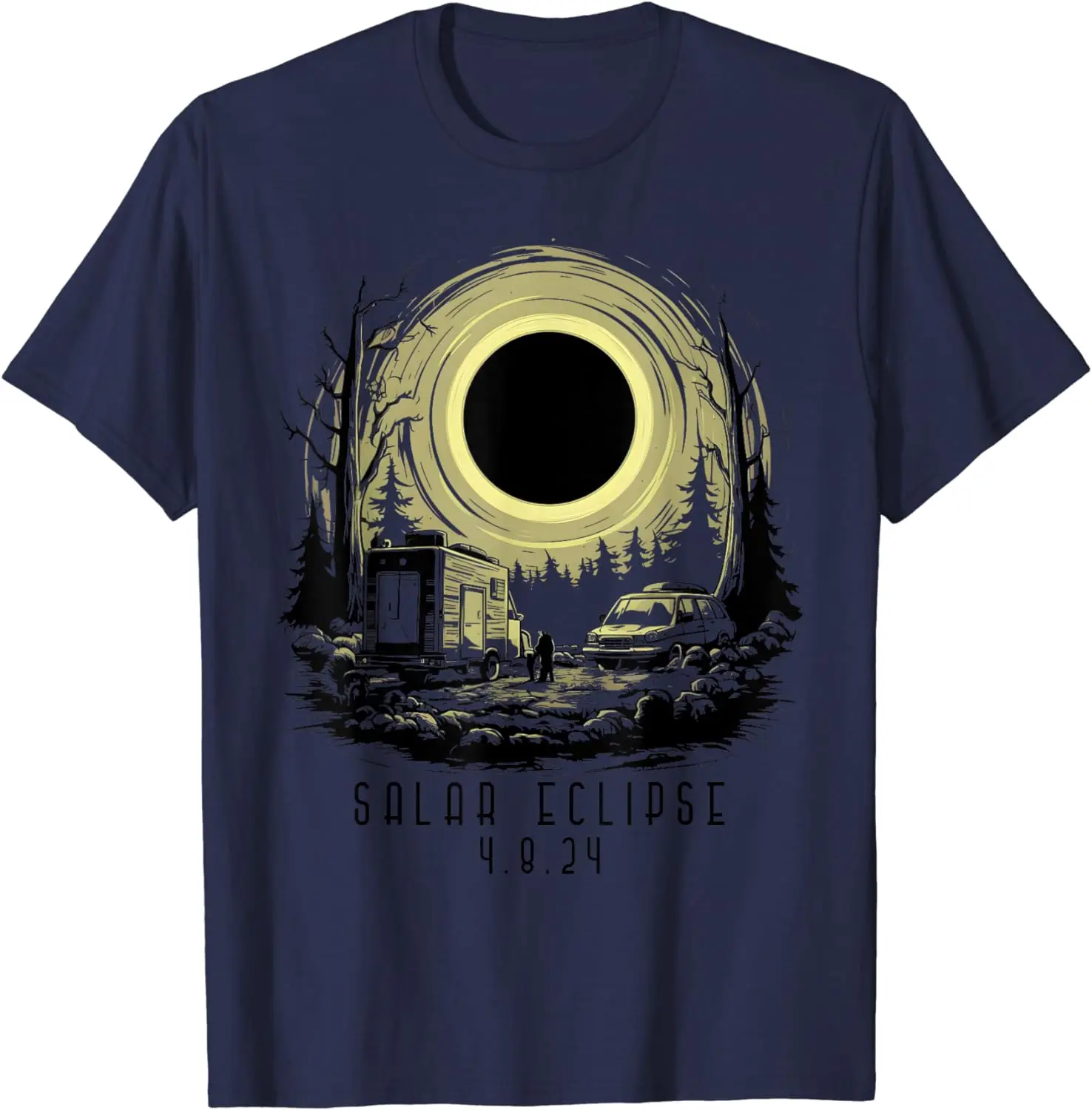 

Trip Camper! Total Solar Eclipse 2024 Totality 04.08.24 T-Shirt