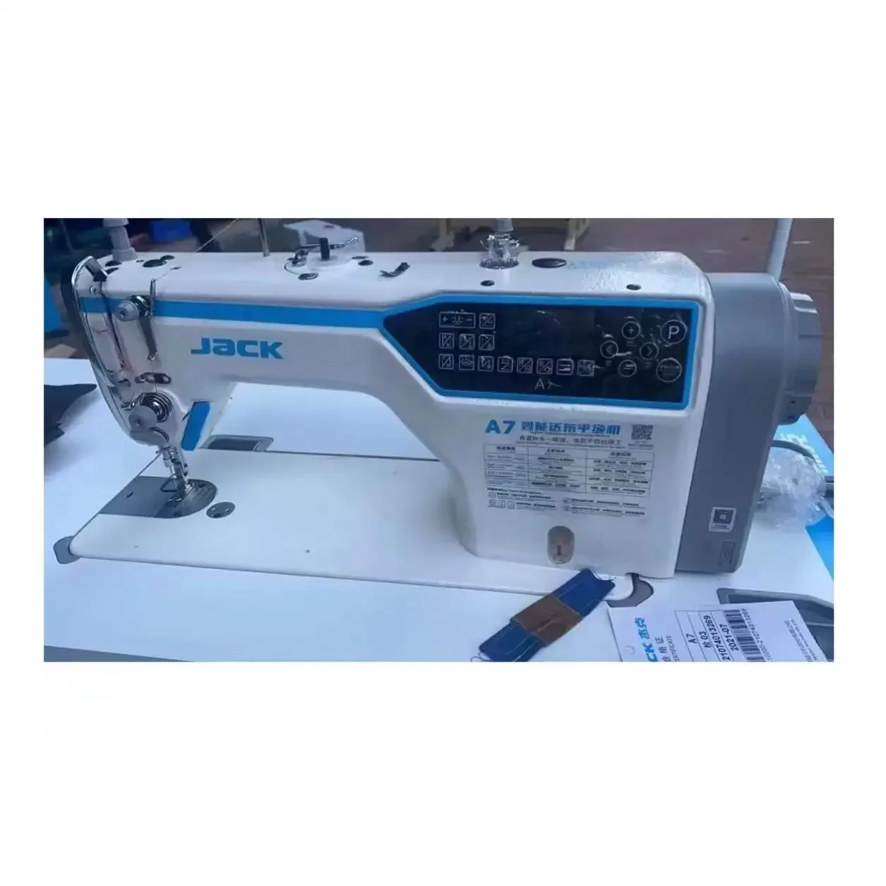 

Factory Price Latest Automatic Jack A7 Sewing Machine Industrial Sewing Machine from China Computerized 46 HIGH-SPEED