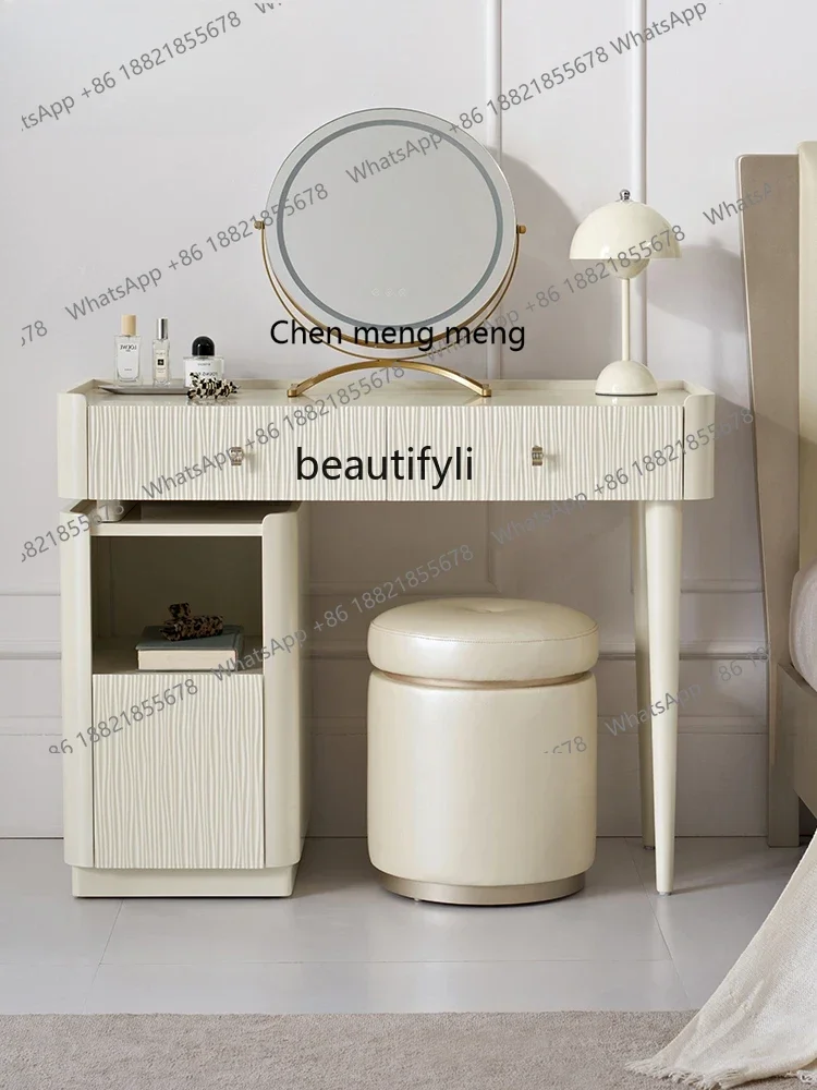 

ss7304 Dresser Light Luxury Bedroom Makeup Table Modern Minimalist Dresser Chest of Drawers Dressing Table