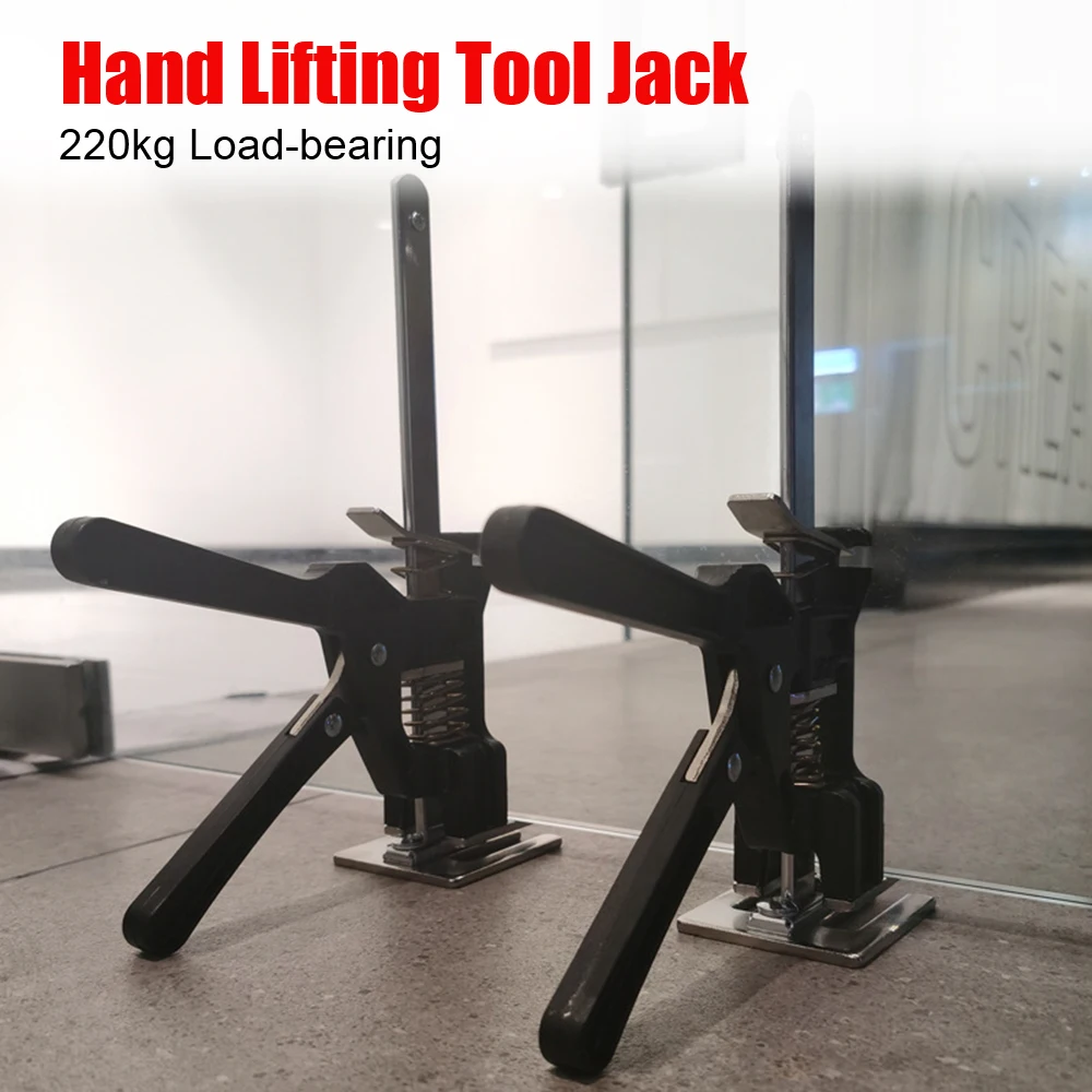 

Door Panel Drywall Lifting Elevator Tool Tile Height Adjuster Hand Lifting Tool Labor-Saving Arm Jack Cabinet Board Lifter