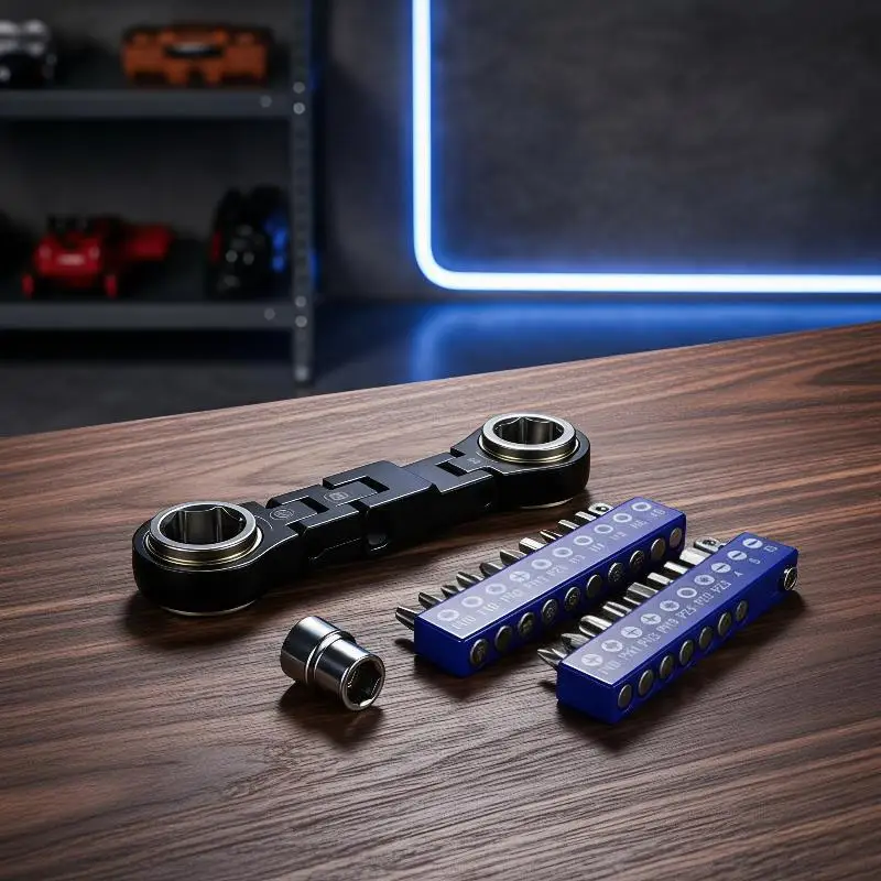 26 In 1 Mini Ratchet Wrench Bit Set Flexible Joint Portable Jewelry Craft Manual Repair Tool Car Bicycle Maintenance Accessory