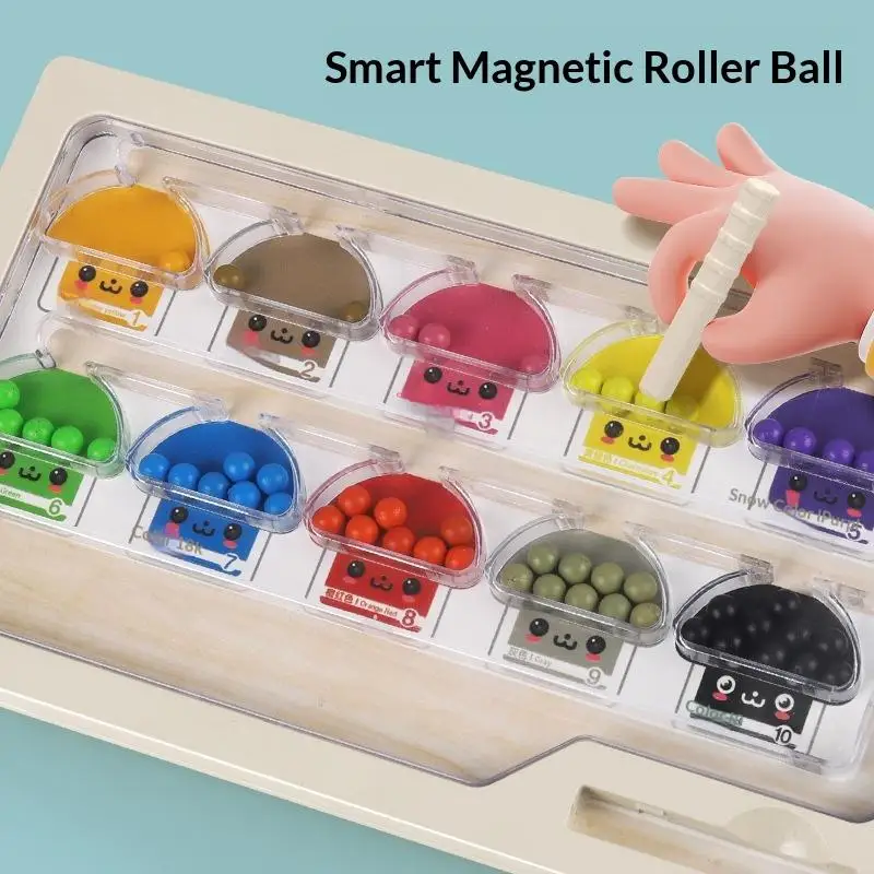 [JT] 1 set plastic magnetische kleur en nummer doolhof leren onderwijs speelgoed kleuraanpassing Montessori speelgoedcadeaus voor kinderen