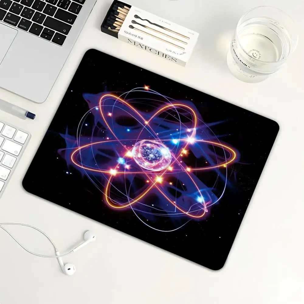 Colorful Laser Disc Music Note Pattern Non Slip Rubber Mouse Mat for Office Desktop Decor mouse pad